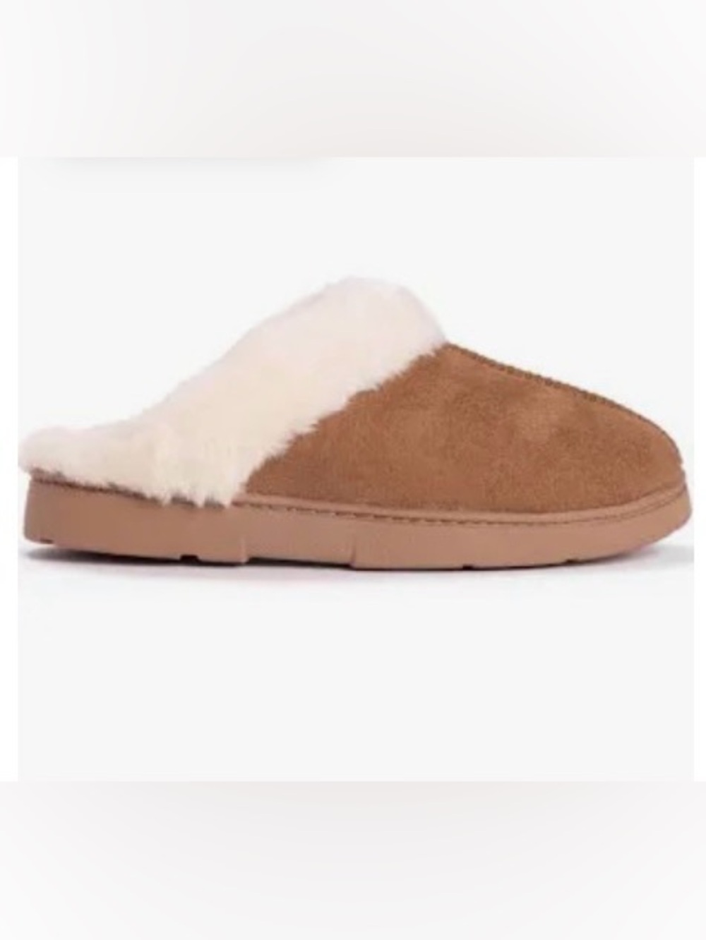 Muk Luks Faux Suede Open Heel Slip Resistant Slippers Women’s Size Medium 7-8